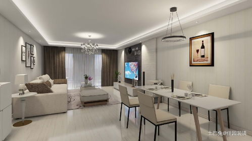 127平現(xiàn)代簡(jiǎn)約三居 素雅色彩下的活力居所